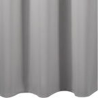 Blackout Curtains 66 x 54 Inch Long Light Grey Curtains Set of 2 Panels Room - Image 8
