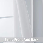 Yakamok Room Darkening Curtains 62x84 inch Greyish White-Living Room | 2 panels - Image 5