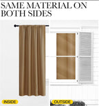 NICETOWN Blackout Curtains for Bedroom, 1 Pair, 42 by 45-inch, Window Treatment - Image 5