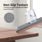 Maxpearl Faux Leather Placemats Set of 4 - Waterproof - Wipe Clean - Heat Resistant - Anti Slip Dining Table Place Mats, Suitable for Indoor & Outdoor Use, 17’’×12’’, Grey