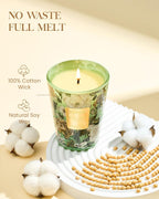M&SENSE Eucalyptus Sage Scented Candle, 35oz 150H Long Lasting, 3-Wick Natural Soy Candles Aromatherapy Relaxing Sleep, Home Fragrance Housewarming Gifts