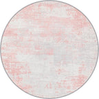 Round Area Rug Living Room: 5 ft Modern Washable Indoor Carpet | by FXRHLP