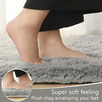 LOCHAS 2x6 Runner Rugs for Hallway, Fluffy Area Rugs for Bedroom - Image 4