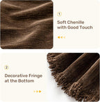2 Pieces Sectional Couch Covers L Shaped Cover XXL Coffee | Thick Washable - Image 7