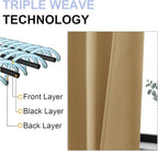 Simplebrand Ava Gold Blackout Curtains - Image 5