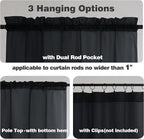 Chyhomenyc Sheer Curtains 63 Inch Length 2 Panels, Soft Airy, Rod Pocket - Image 2