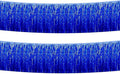 Blue Foil Fringe Garland 10FT 2packs, Metallic Foil Tinsel Fringe Banners for Parade Float Decorations Wedding, Birthday Party Graduation (Two Blue)