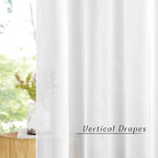 NICETOWN Airy Sheer Window Curtains 54 inch Length - Image 3