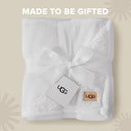 UGG Nita Twin Blanket, Reversible Plush Fleece, UGG Fluff Plush Face, Smooth - Image 3