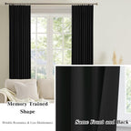 Black Blackout Curtains 132 Inches Long - Image 6