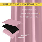 NICETOWN Room Darkening Short Curtain 54 inches Long - Image 3