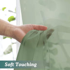 Chyhomenyc Sage Green Sheer Scarf Valances - Image 4