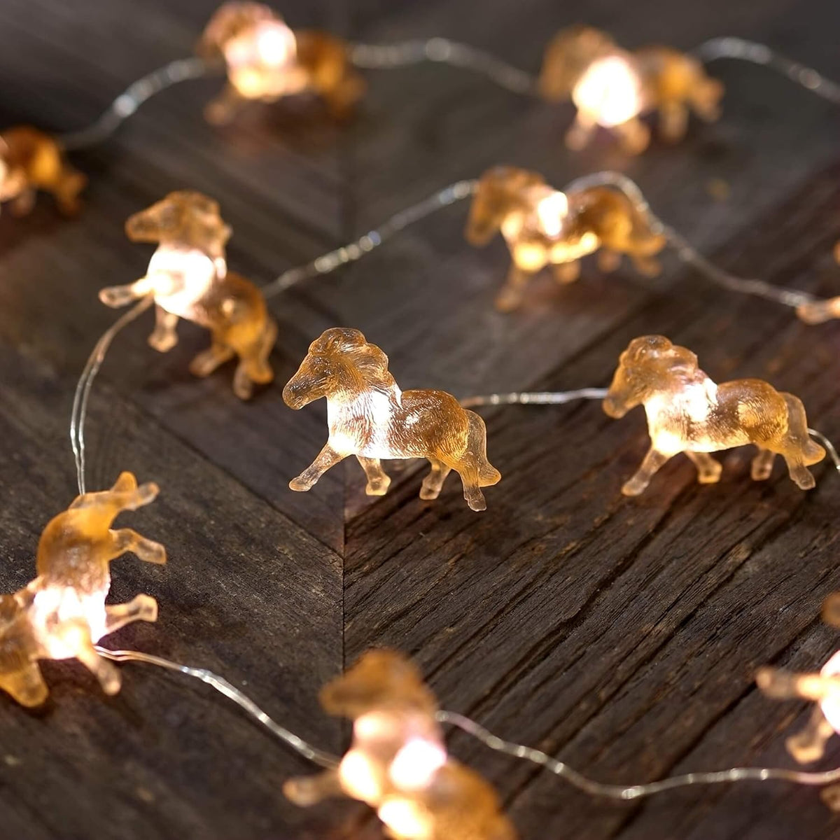 Fairy Pony String Lights Unique Decorative Light Horse Gifts for Girls Cute Lights 20LEDs 8ft Battery Operated for Birthday Horse Lover Xmas Thanksgiving Decor