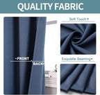 ChrisDowa Blackout Curtains for Bedroom and Living Room 102 Inches Long | 2 - Image 3
