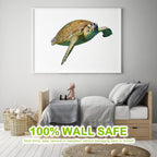 Turtle Wall Stickers Gifts Christmas - Sea Turtle Wall Decals Peel and Stick - Turtle Wall Stickers Removable - Sea Turtle Animals Wall Decor for Kids Baby Bedroom Bathroom Living Room