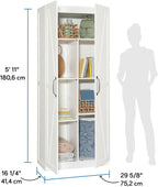 Sauder Miscellaneous Storage Cabinet, White Finish