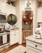Fall Wreaths for Front Door, 20 inch Autumn Wreath with Hydrangeas Berries Fall Door Wreath Artificial Hydrangea Flowers Wreaths Autumn Decorations for Farmhouse Thanksgiving Harvest Door Wall Outside