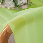 Short Lime Sheer Curtains 36 Inch Length 2 Panels Set, Kitchen Tiers Curtains - Image 6