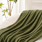Exclusivo Mezcla Large Waffle Fleece Throw Blanket - Image 3