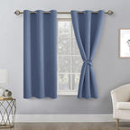 Blackout Curtains for Bedroom, 42 x 54 Inch, 2 Panels | Thermal Insulated & - Image 8