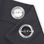 Dark Grey Thermal Blackout Curtains/42 x 72 Inch/Set of 2 Panels Room Darkening - Image 5