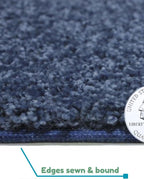 KOECKRITZ Soft and Colorful Kids Classroom Area Rugs (Passes Flammability Pill Test) Many Sizes and Bright Colors to Select from (9' Round, Navy)