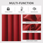 Joydeco Blackout Curtains 108 Inch Length 2 Panels Set, Thermal Insulated Long - Image 3