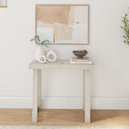 Plank+Beam Solid Wood Console Table, 36 Inch, Sofa Table, Narrow Entryway Table for Hallway, Behind The Couch, Living Room, Foyer, Easy Assembly, Coastal White