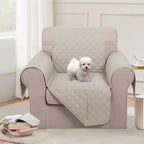 U-NICE HOME Reversible Recliner Chair Covers, Pet Friendly, Elastic Straps - Image 2