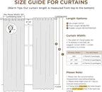 100% Blackout Curtains for Bedroom Oatmeal Linen Look Curtains 96 Inch Long | - Image 8