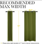 NICETOWN Window Curtain Panels, Christmas Window Decoration Thermal Insulated - Image 8