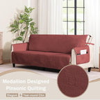 Quilted Grand Sofa Covers Washable, Couch Cover - Image 2
