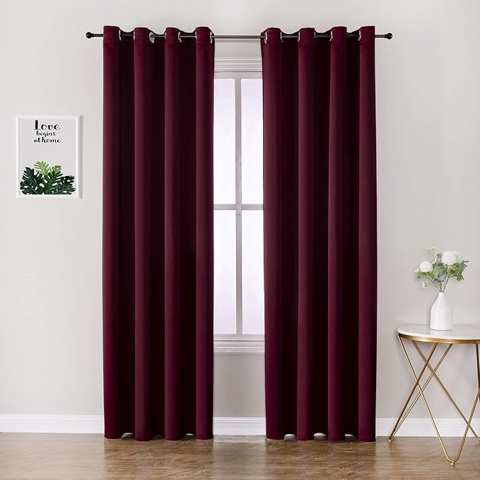 ChrisDowa Blackout Curtains for Bedroom and Living Room 102 Inches Long | 2 by ChrisDowa