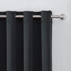 Blackout Curtains 66 x 95 inch/Black Curtains Set of 2 Panels/Thermal Insulated - Image 7