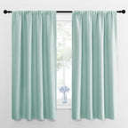 NICETOWN Kitchen Curtains, Short Blackout Curtains & Drapes, Aqua Blue by NICETOWN