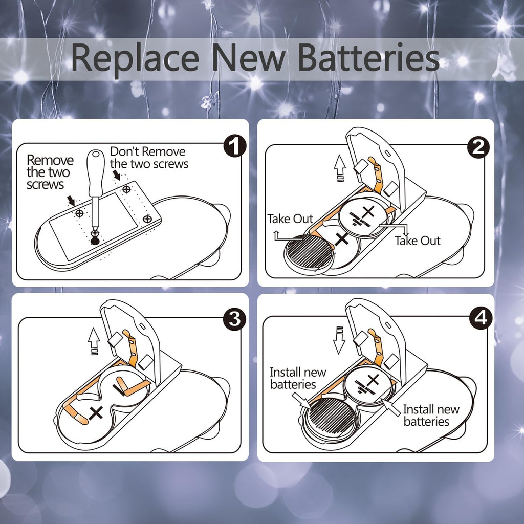 6 Pack Fairy Lights Battery Operated Mini String Lights with Timer 2PCS Remote 6.5ft 20LED Cool White Firefly Lights Waterproof Silver Wire Twinkle Lights DIY Mason Jar Wedding Party Christmas Decor