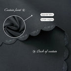 Adhesive Blackout Curtains- Self Stick Shades Window Blinds Curtains No Rod - Image 5