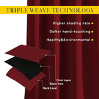 NICETOWN Extra Long Blackout Drapes - Image 3