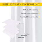 NICETOWN White Curtain Panels for Dining Room - Image 3