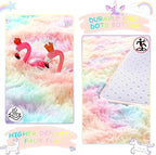 5x7 Rainbow Fluffy Soft Area Rug Non-Slip - Image 7