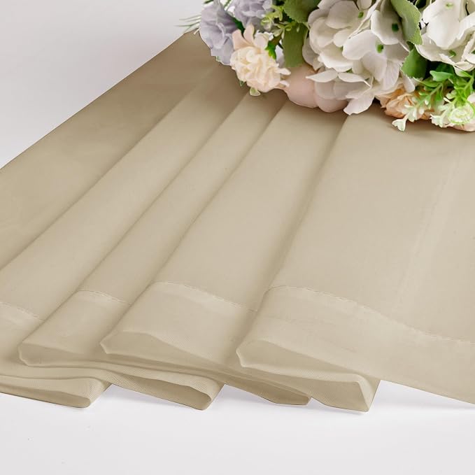 Sheer Curtains 72 Inches Long for Bedroom Living Room, Rod Pocket Fimly Solid - Image 6