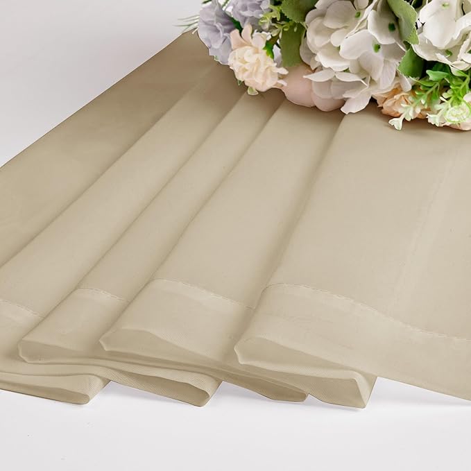 Taupe Sheer Curtains 84 inches Long - Image 7