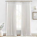Pinch Pleated Extra Long 132 Inch High Ceiling Luxury Curtains by PleatedDrapes
