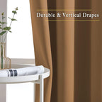 NICETOWN Blackout Curtains 72 inch Length 2 Panels Set - Image 5