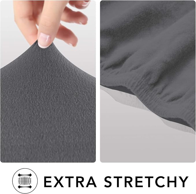 PureFit Super Stretch Chair Covers Fleece Couch Covers - Image 4