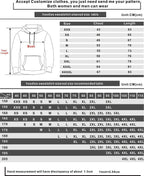 LAOLIUSN Novelty Long Sleeve Hoodie Funny Fashion Bloody Sweatshirts