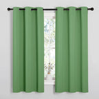 NICETOWN Froest Green Blackout Curtains 63 inches Length by NICETOWN