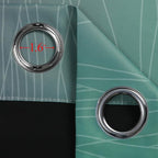Black and Green Ombre Blackout Curtains 96 Inches Long | Gradient Curtains - Image 7