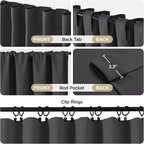 Joydeco 90 Inch Blackout Curtains - Image 3