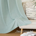 NICETOWN Rustic Linen 96 inch Long Curtains - Image 6